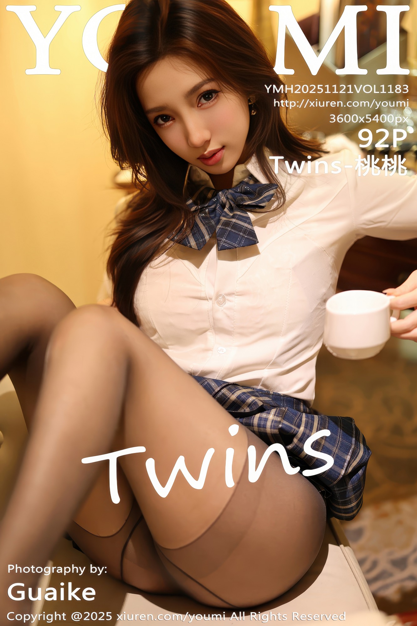 [YOUMI尤蜜荟] 2025.11.21 VOL.1183 Twins-桃桃 [92P-925MB]