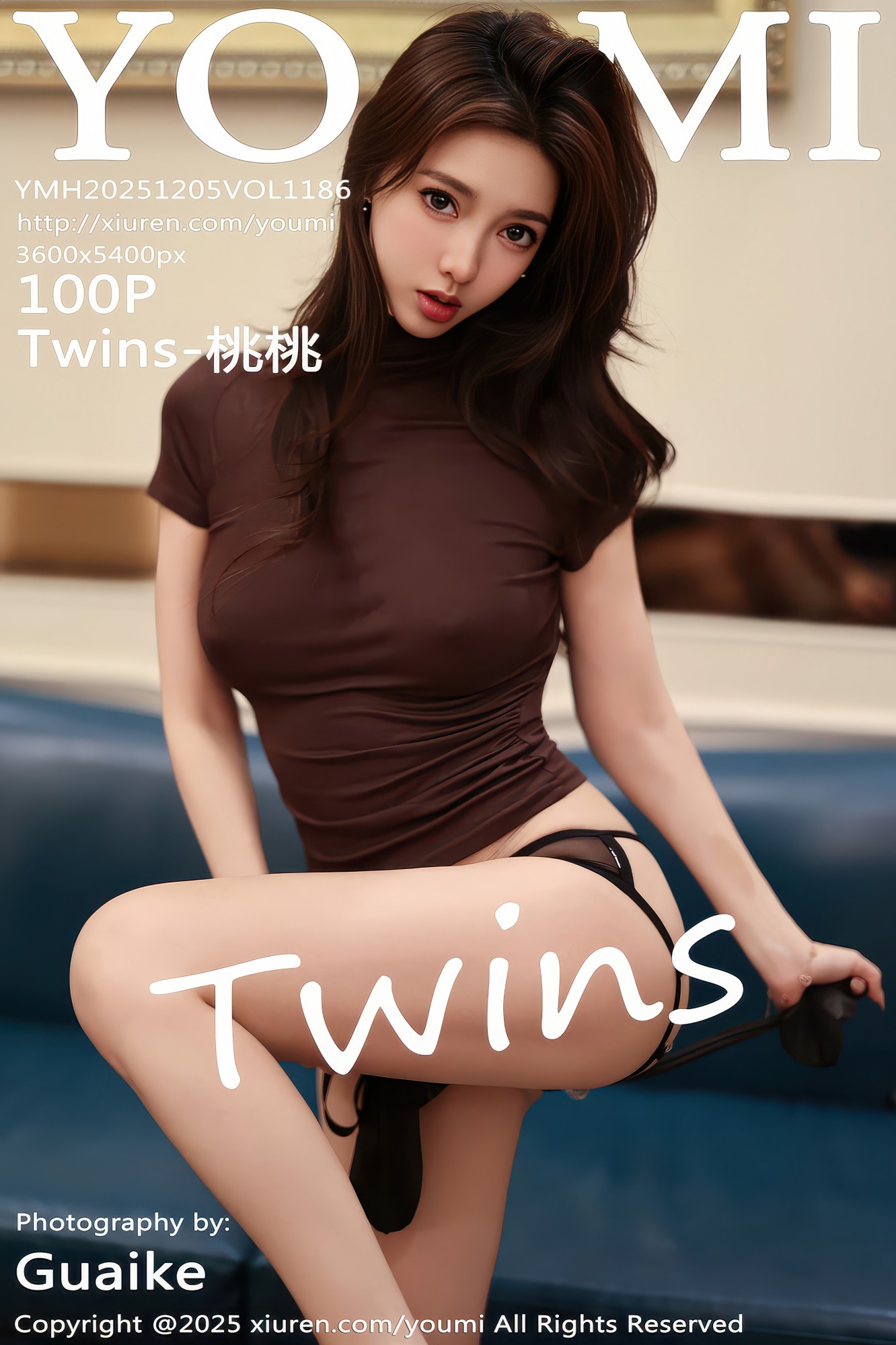 [YOUMI尤蜜荟] 2025.12.05 VOL.1186 Twins-桃桃 [100P-956MB]